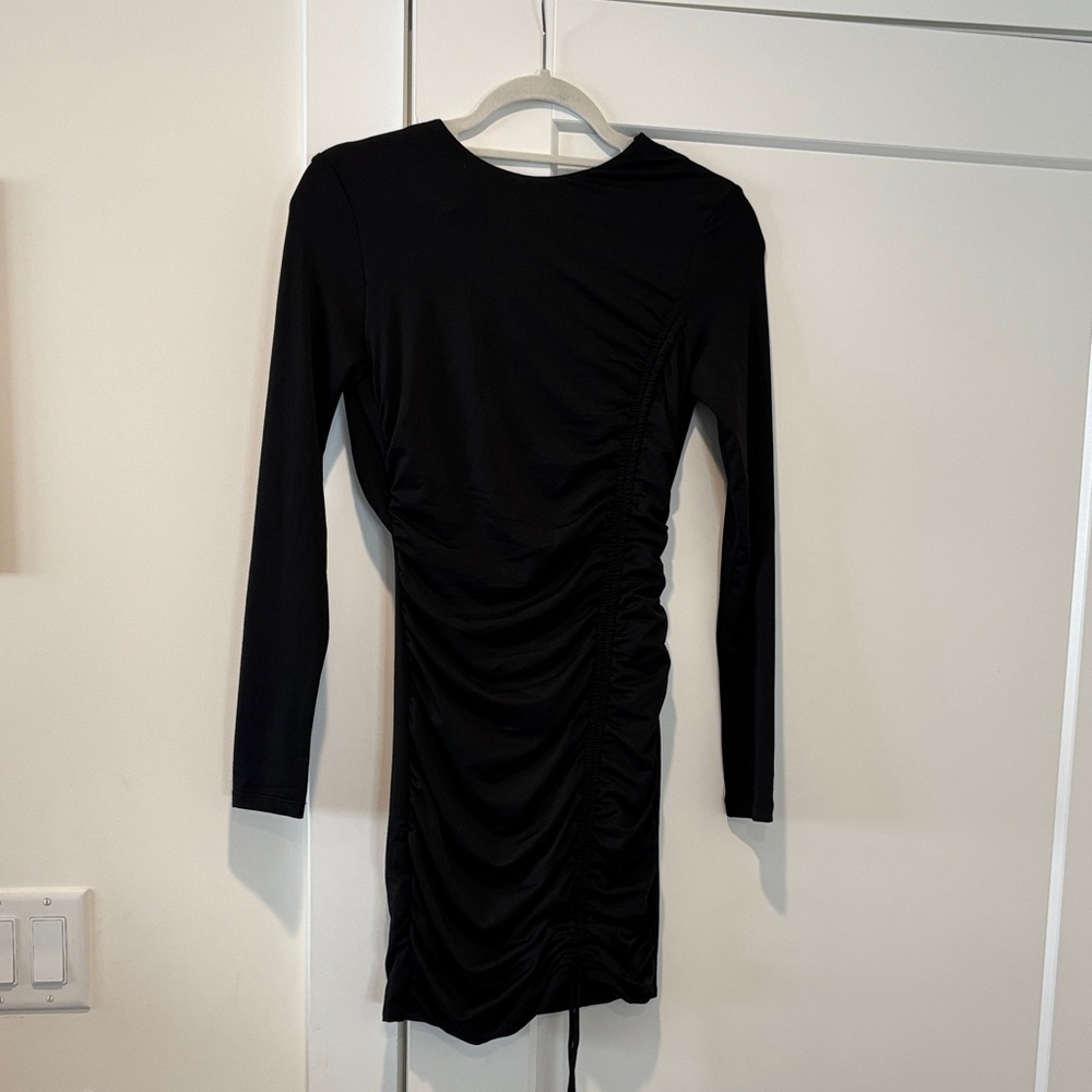 White Fox Boutique Black Long Sleeve Dress